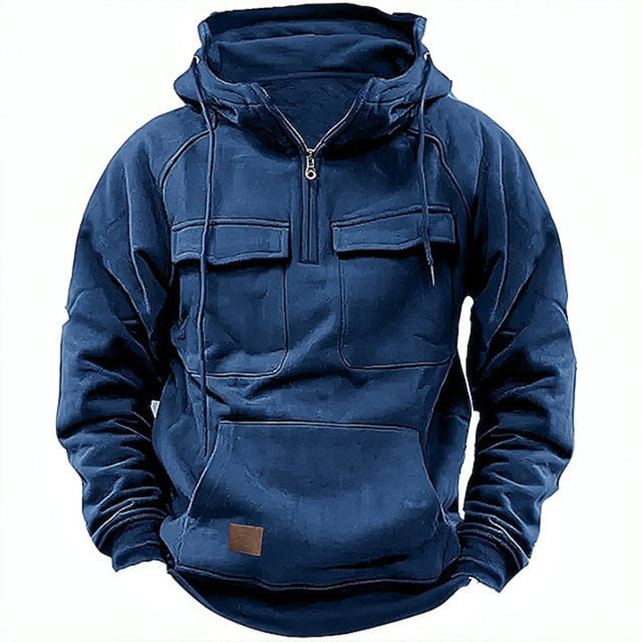 Felpa con cappuccio da moto in stile retrò da uomo: lo stile grintoso incontra il comfort quotidiano