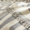 Coperta Sofa Bohemien con Motivo Geometrico