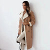Cappotto lungo con bottoni da donna
