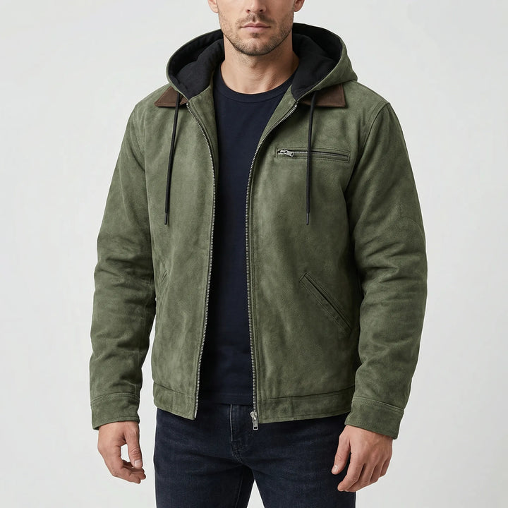Brackford - Giacca con cappuccio e zip foderata in pile