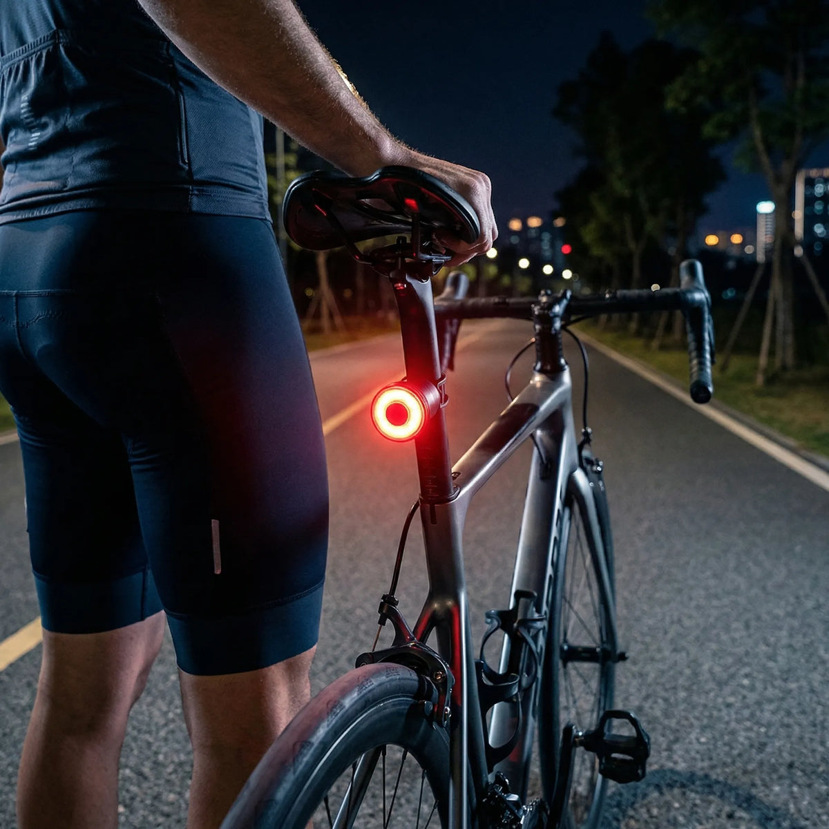 Luce Posteriore per Bicicletta con Sensore di Freno Intelligente