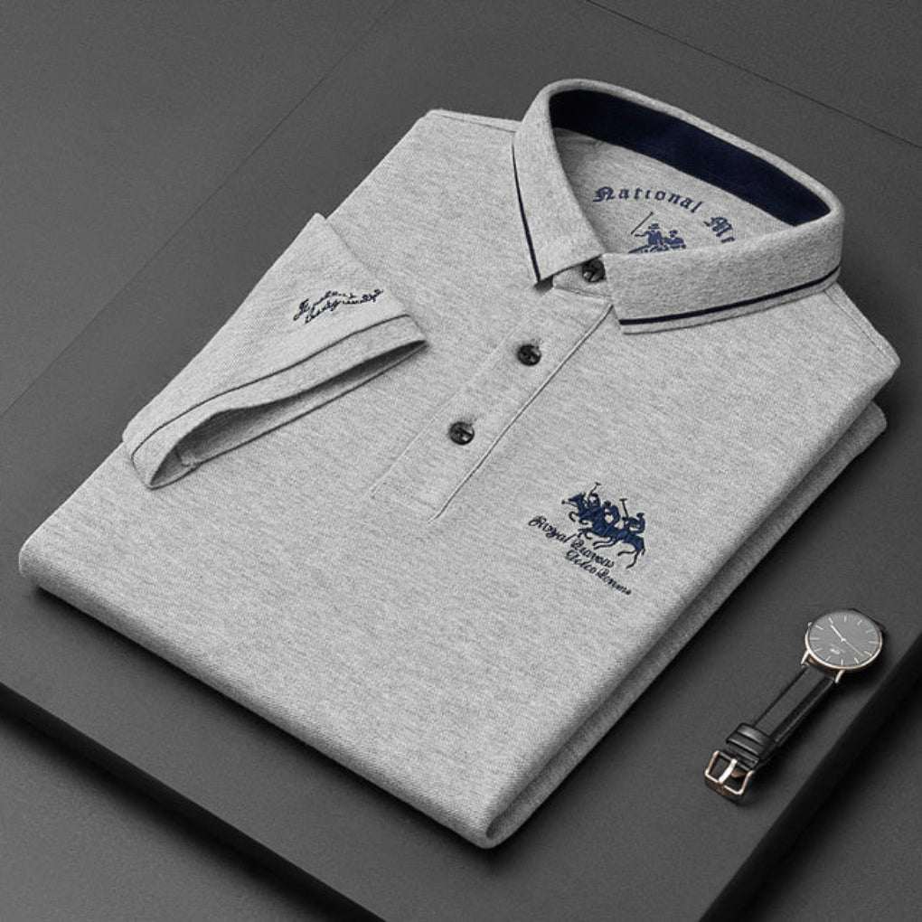 Polo Shirt Casual Button Down per Uomo