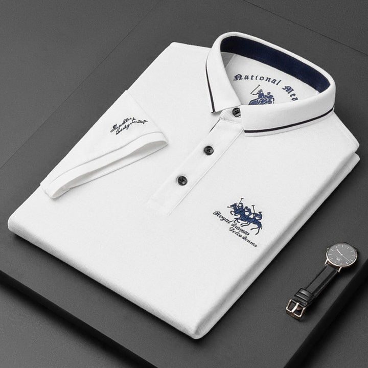 Polo Shirt Casual Button Down per Uomo