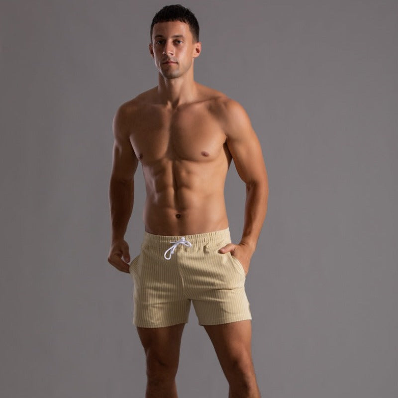 Pantaloni Corti Fitness Super Stretch per Uomini | Flessibilità & Comfort