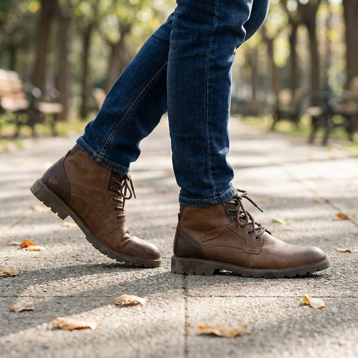 Bravonx - Stivaletto stringato da uomo