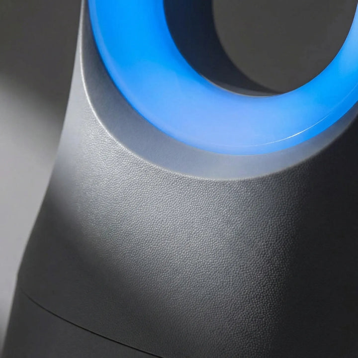 Brezulo - Ventilatore da tavolo portatile senza pale con luce notturna