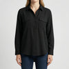 Blusa a Maniche Lunghe con Bottoni Fit Comodo