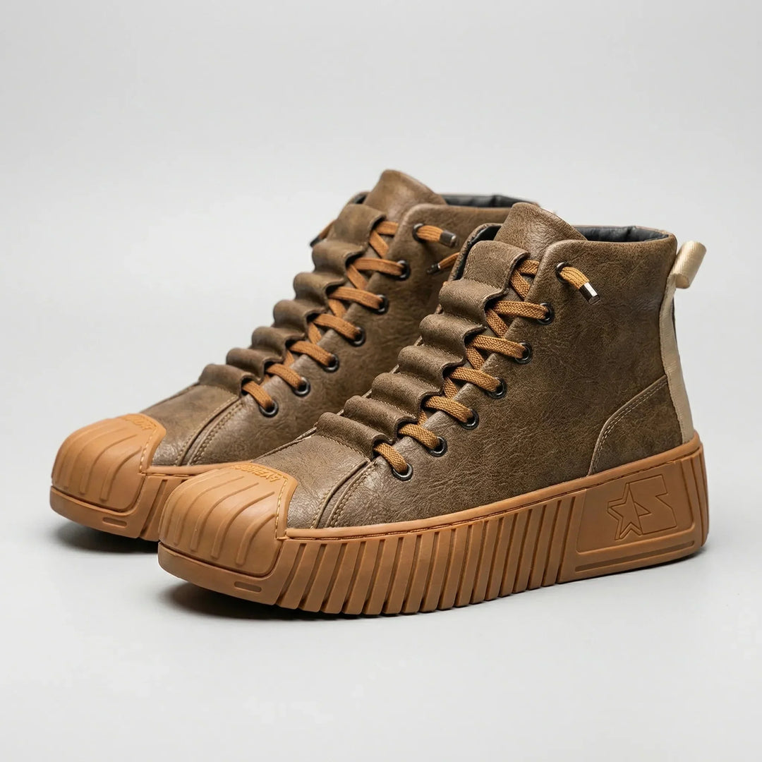 Brixford - Sneaker da uomo alta in stile britannico
