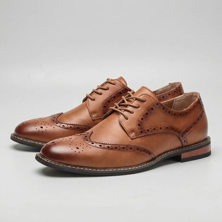 Brogvello - Classic Wingtip Brogue Oxford Shoe