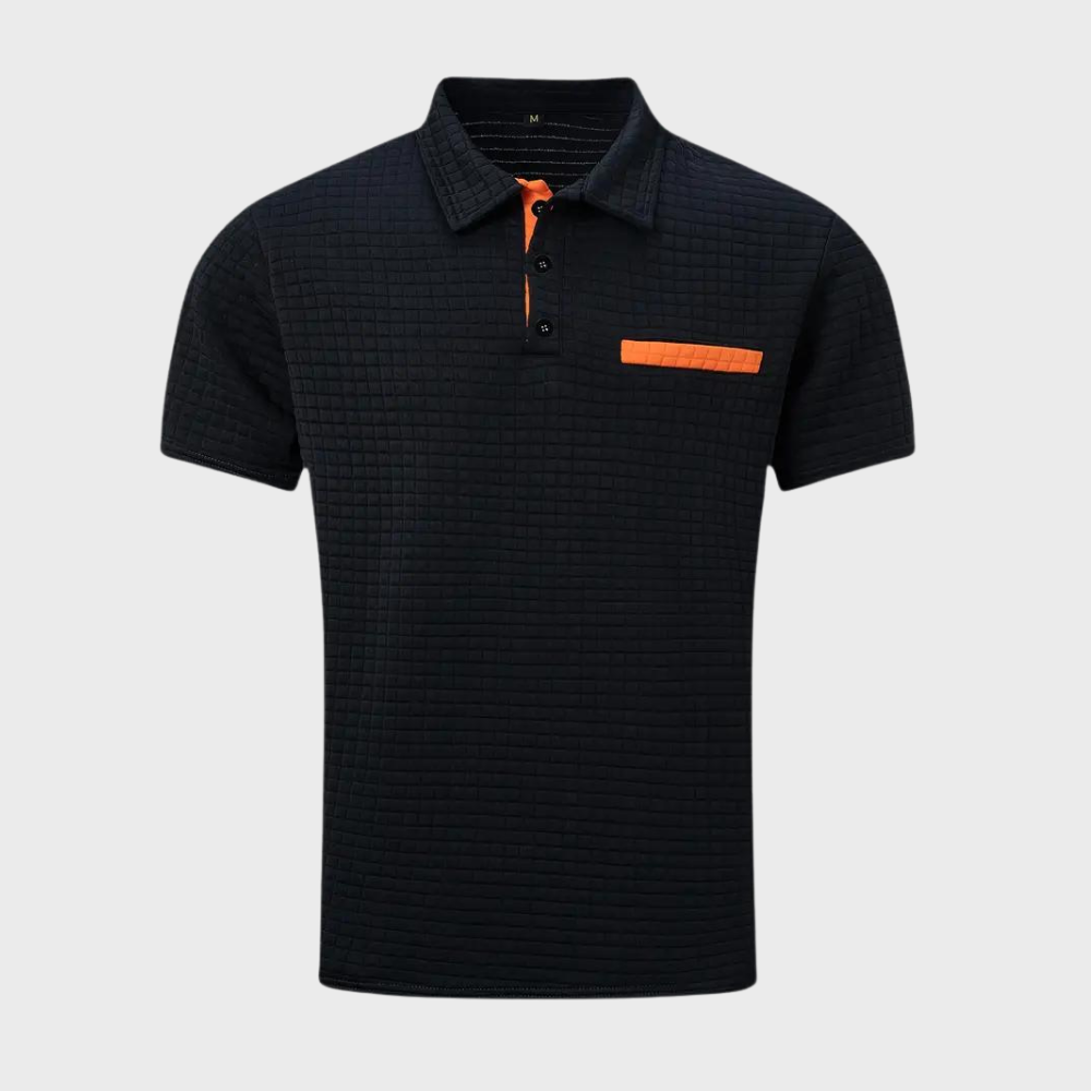 Polo slim fit in cotone da uomo