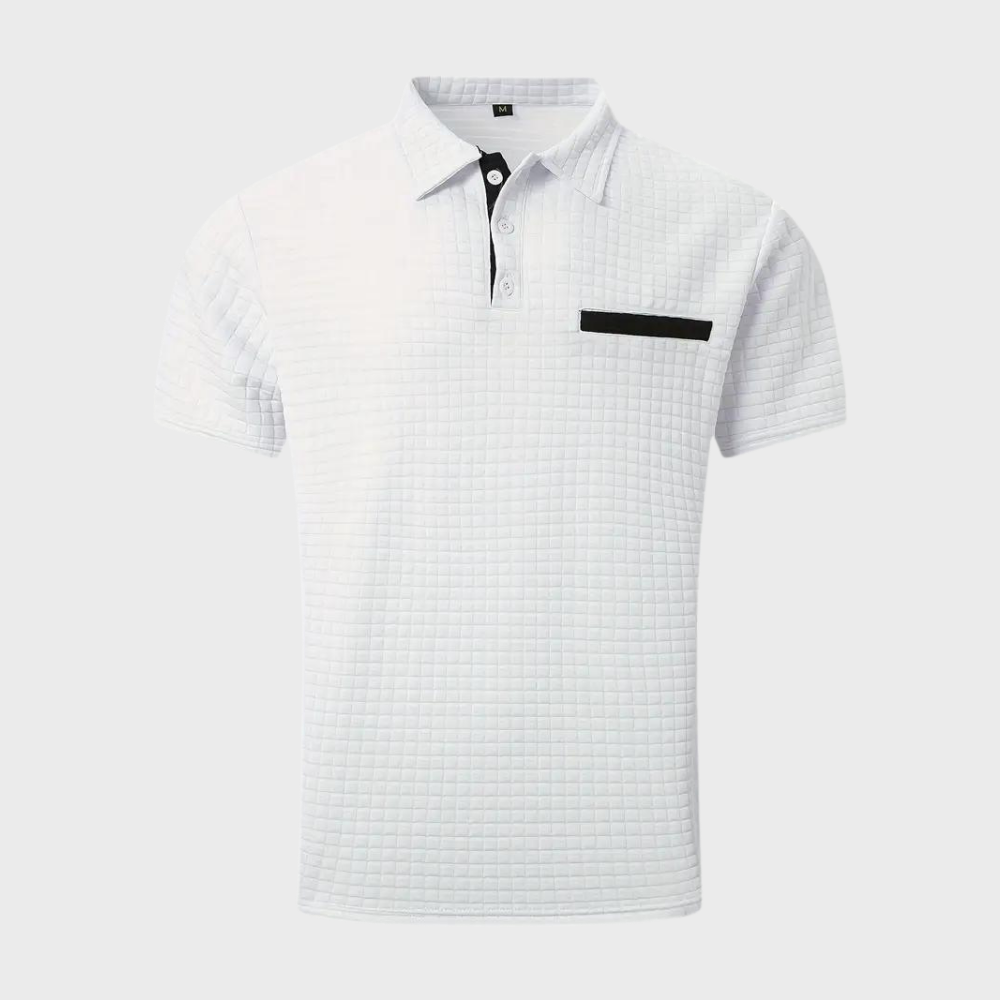 Polo slim fit in cotone da uomo