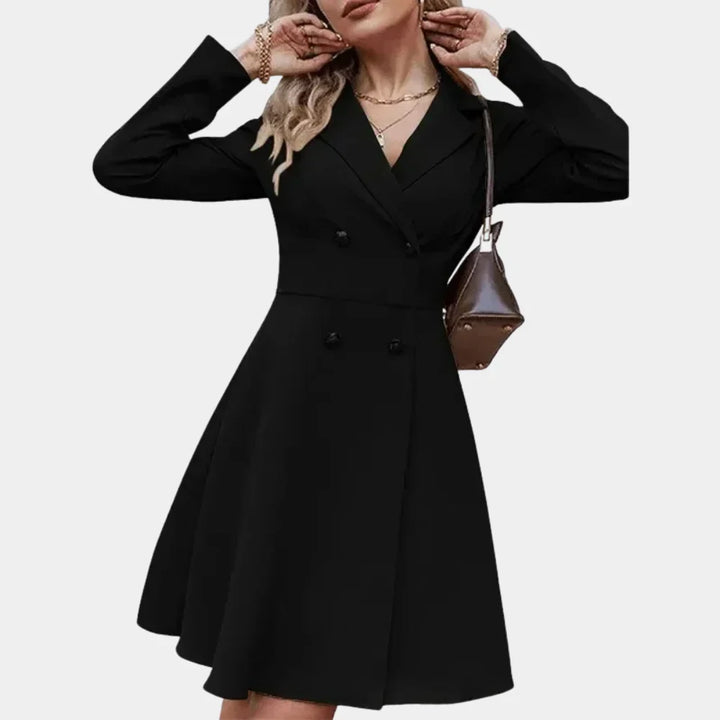 FrostElegance – Cappotto invernale da donna con linea ad A