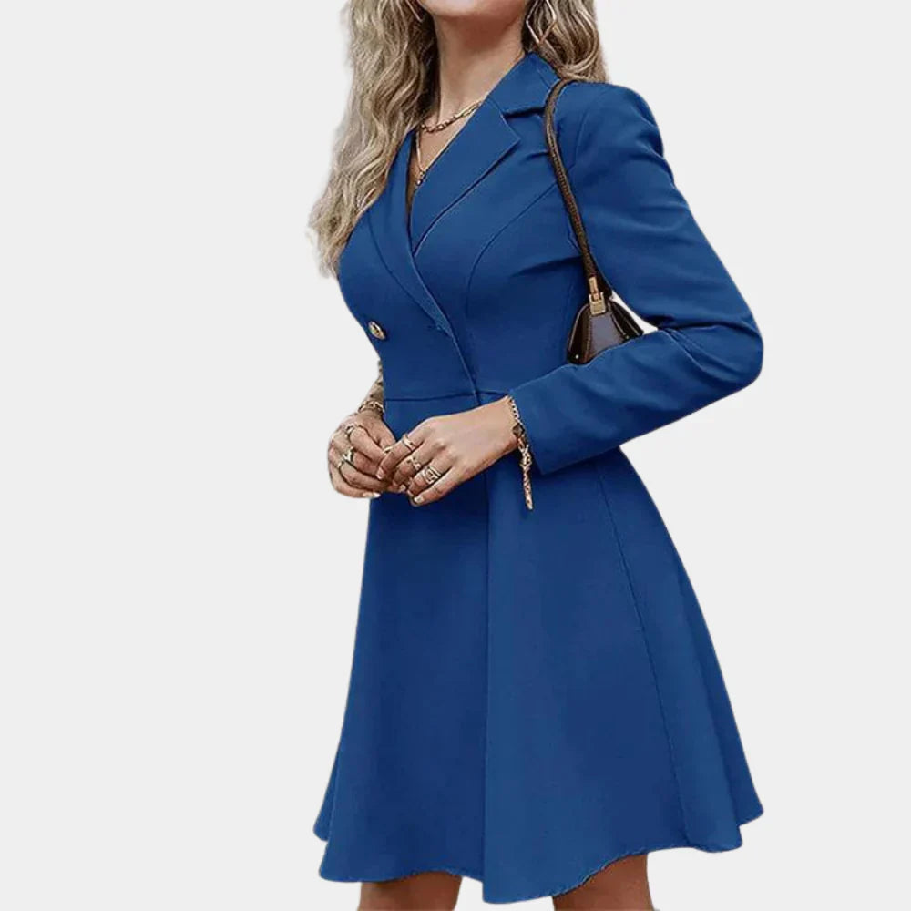 FrostElegance – Cappotto invernale da donna con linea ad A