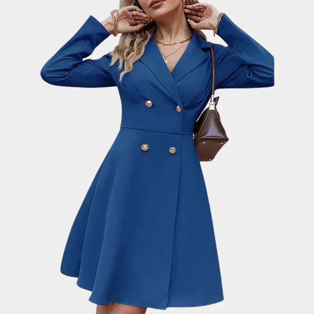 FrostElegance – Cappotto invernale da donna con linea ad A