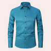 Elias – Camicia elasticizzata e che non necessita di stiratura da uomo