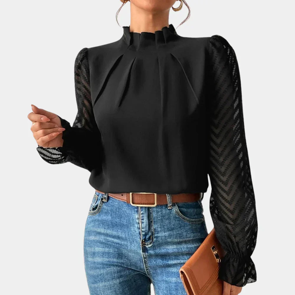 Elegante Maglia Lunga Manica per Donna
