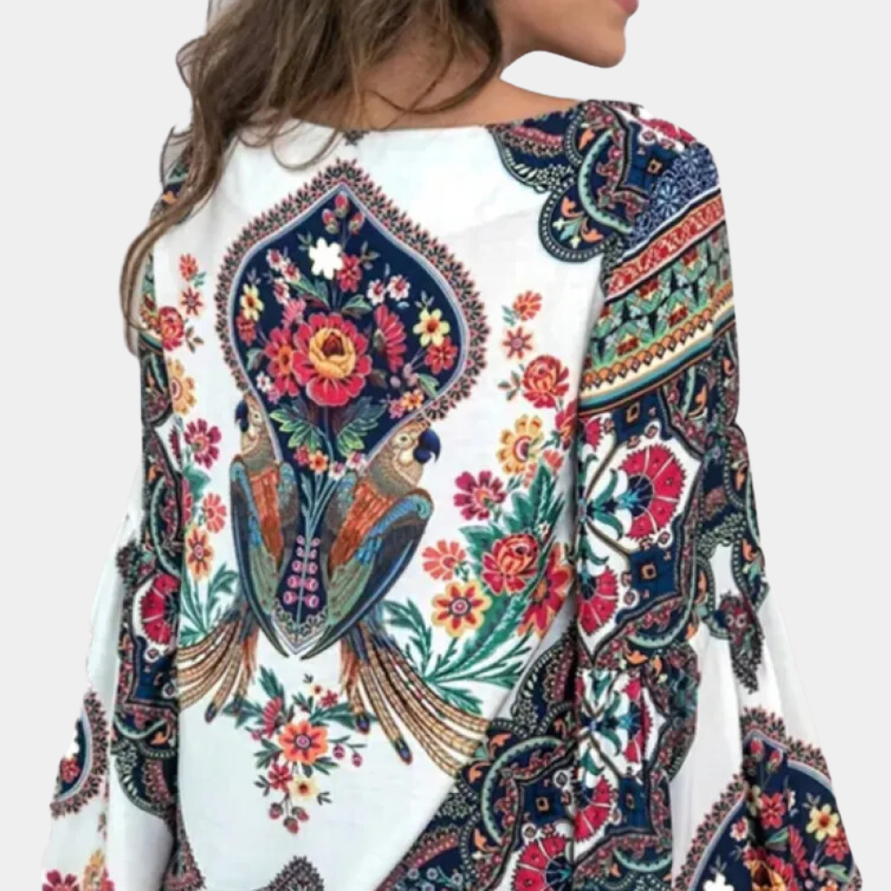 Camicetta leggera a fiori da donna – Eleganza ariosa per le giornate calde