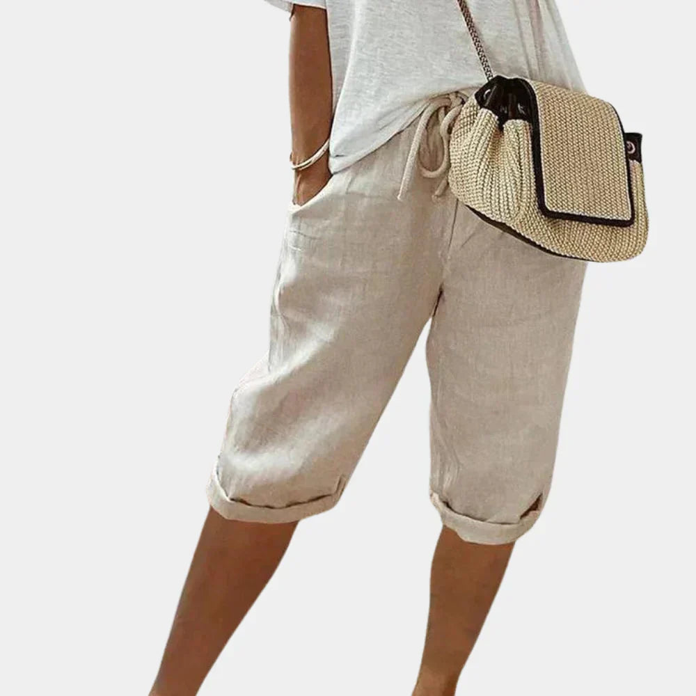 Pantaloni Corti Confortevoli per Donne