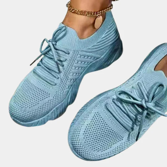 Sneakers ergonomiche slip-on in mesh da donna