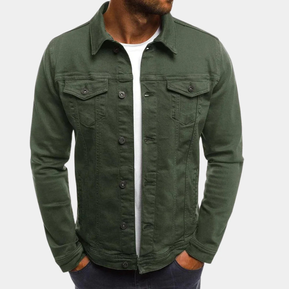 Giacca Denim Casual per Uomini