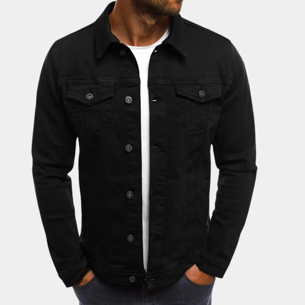 Giacca Denim Casual per Uomini