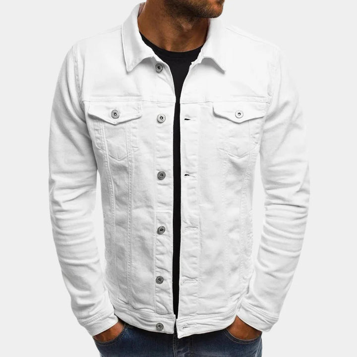 Giacca Denim Casual per Uomini