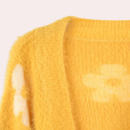 Haspana - Maglione floreale da donna
