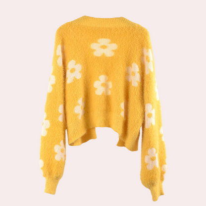 Haspana - Maglione floreale da donna