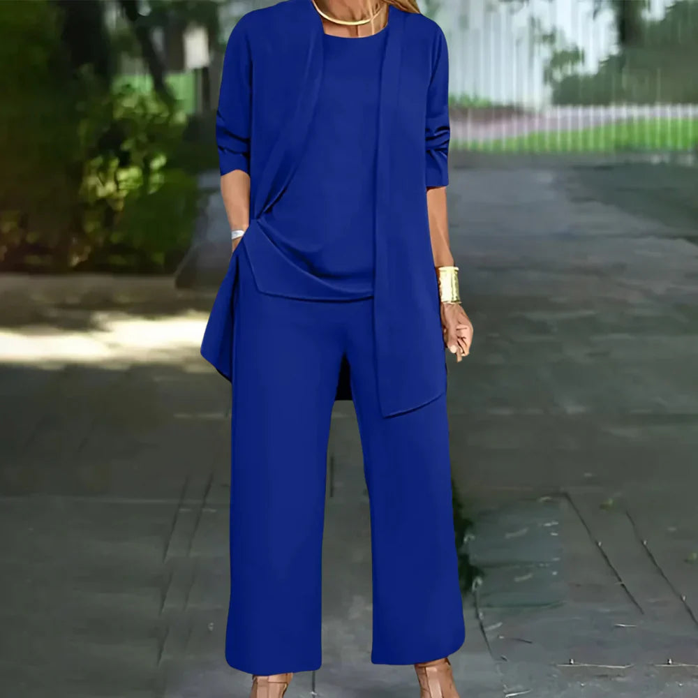 Completo pantalone tre pezzi da donna