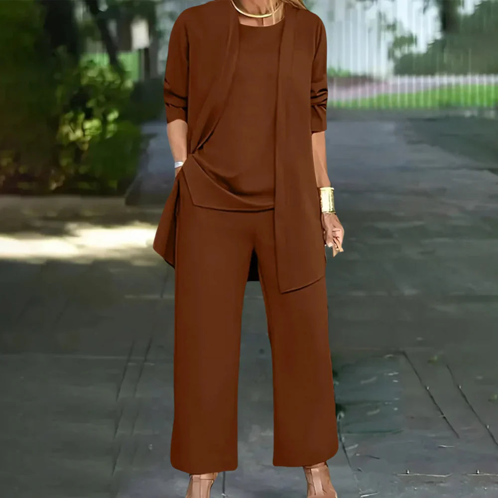 Completo pantalone tre pezzi da donna