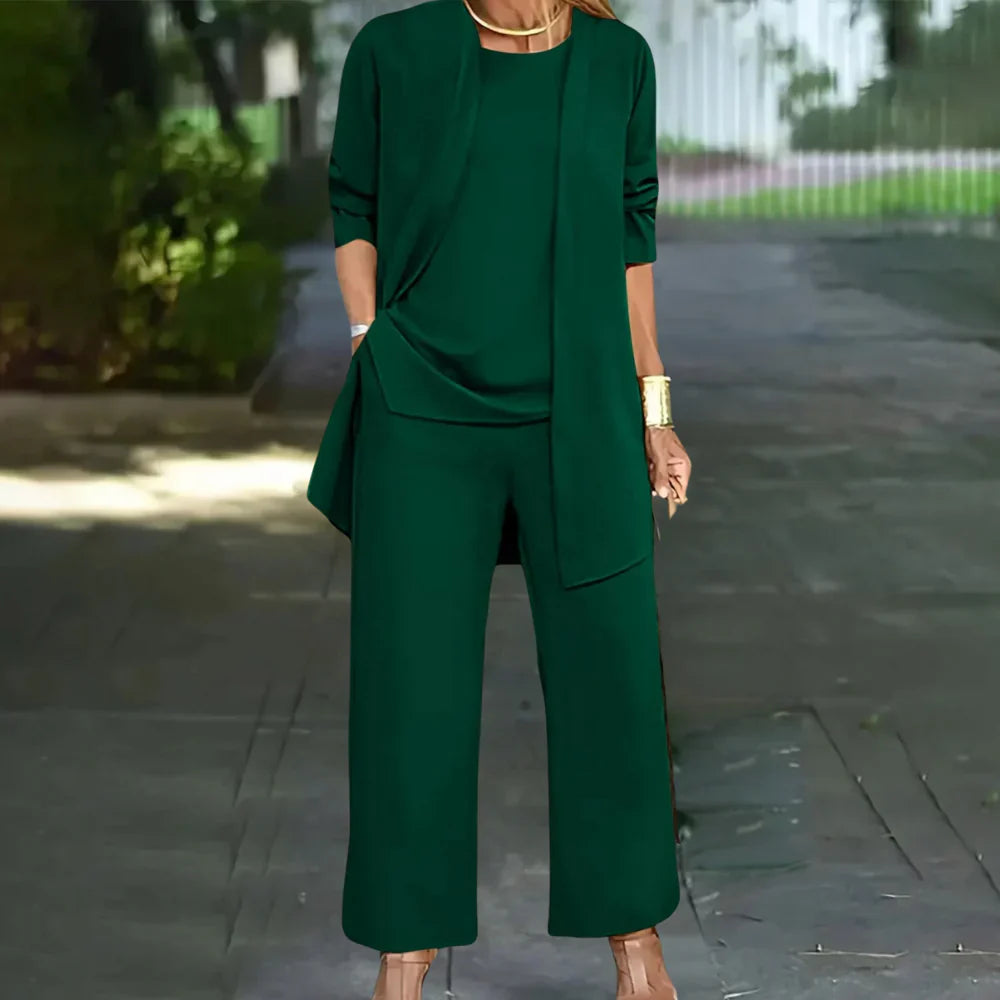 Completo pantalone tre pezzi da donna