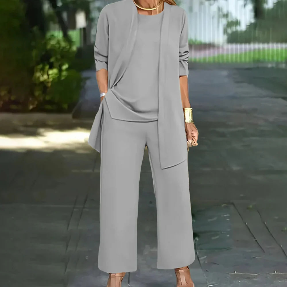 Completo pantalone tre pezzi da donna