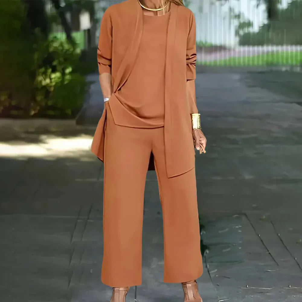 Completo pantalone tre pezzi da donna