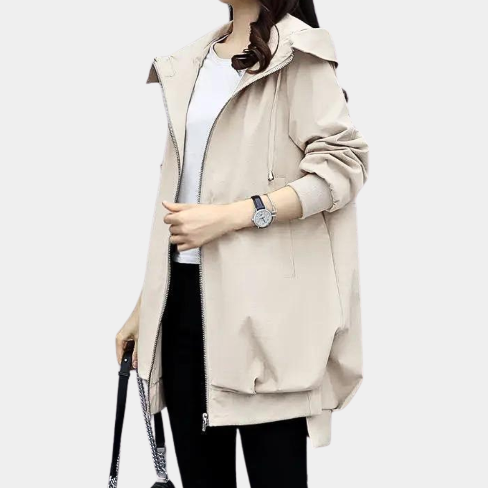UrbanShield - giacca intermedia da donna con cappuccio.