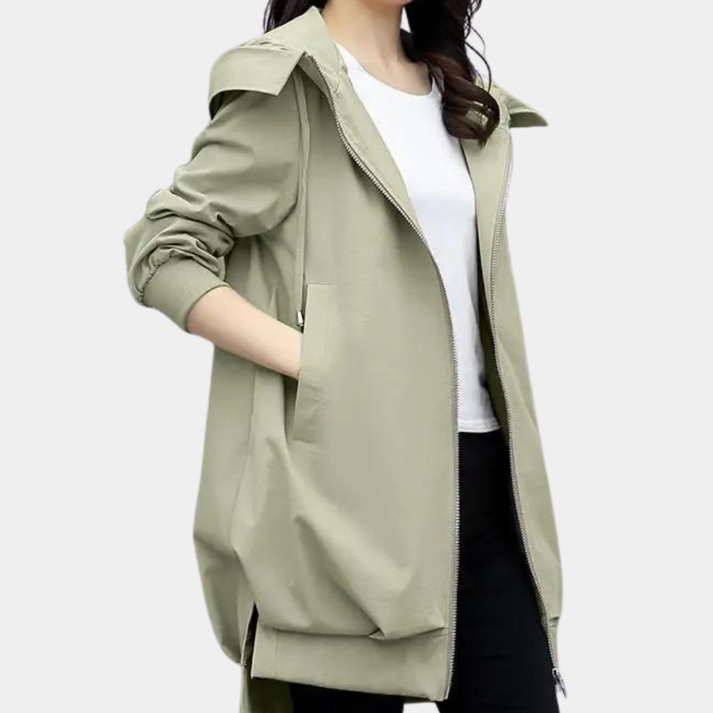 UrbanShield - giacca intermedia da donna con cappuccio.