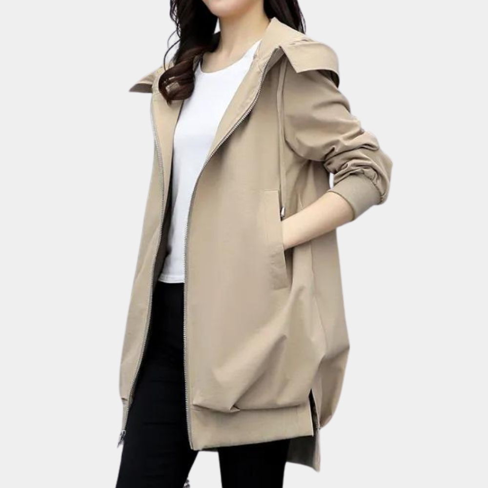 UrbanShield - giacca intermedia da donna con cappuccio.