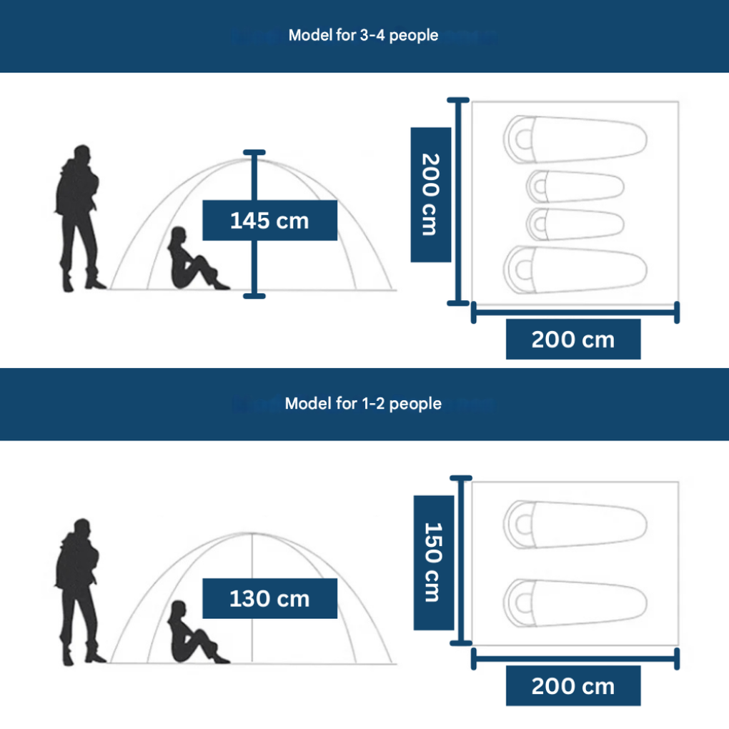 Tenda Pop‑Up Istantanea