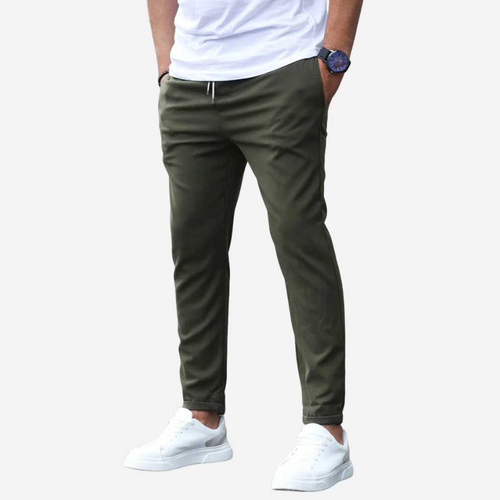 Pantaloni Jogging Minimalisti con Cordino