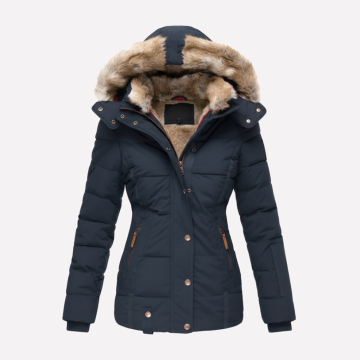 Giacca Padded con Cappuccio da Donna