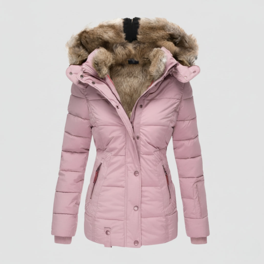 Giacca Padded con Cappuccio da Donna
