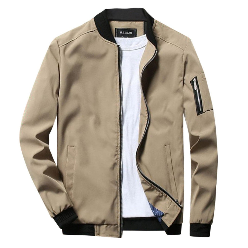 Giacca Leggera con Zip per Uomini