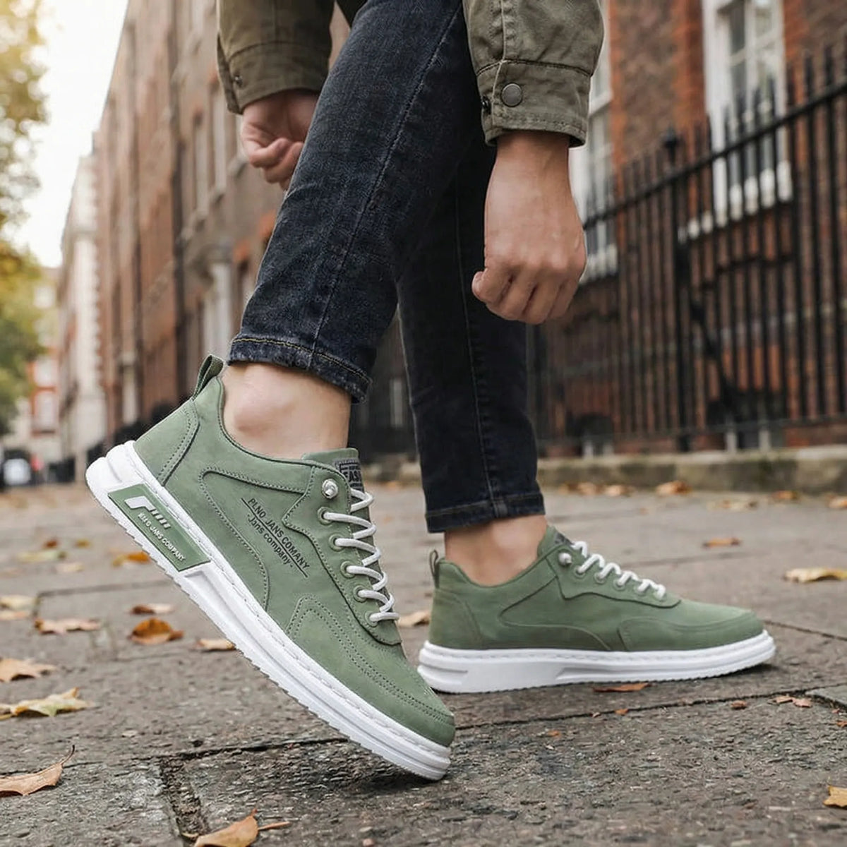 Sneaker Bassa con Lacci Casual per Uomini