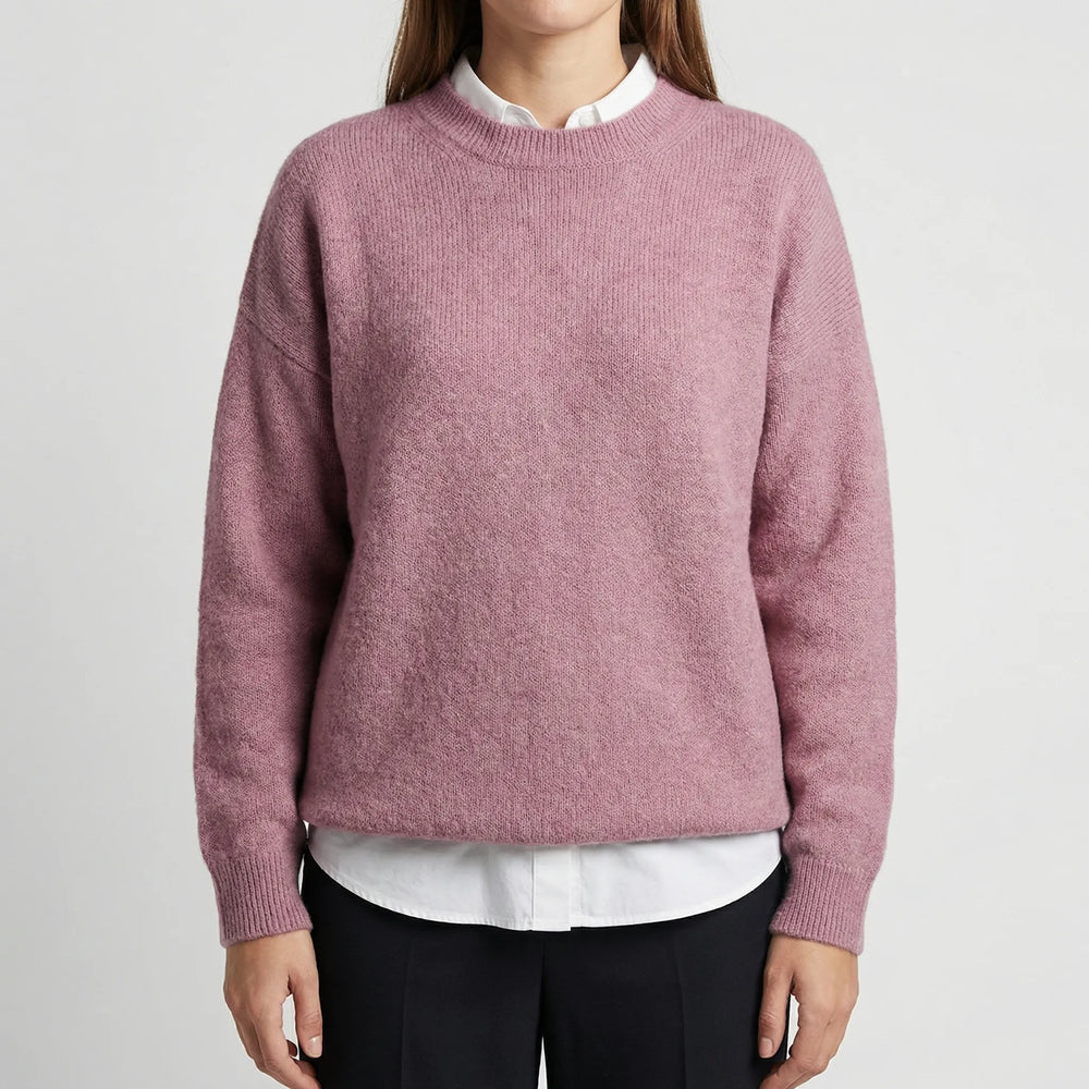 Calmette - Maglione a maniche lunghe con scollo rotondo
