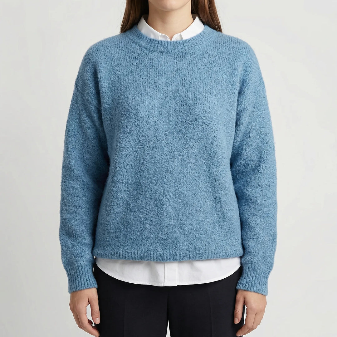Calmette - Maglione a maniche lunghe con scollo rotondo