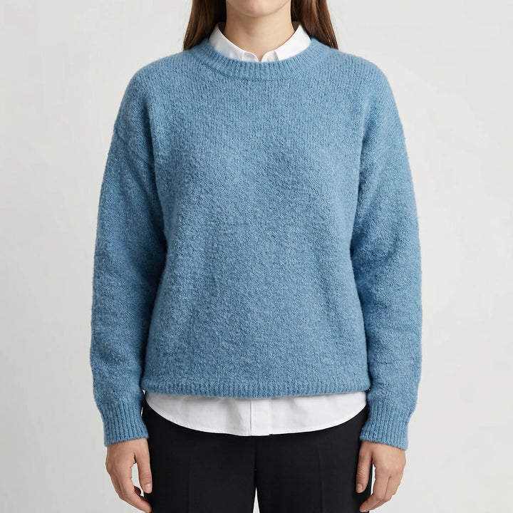 Calmette - Maglione a maniche lunghe con scollo rotondo