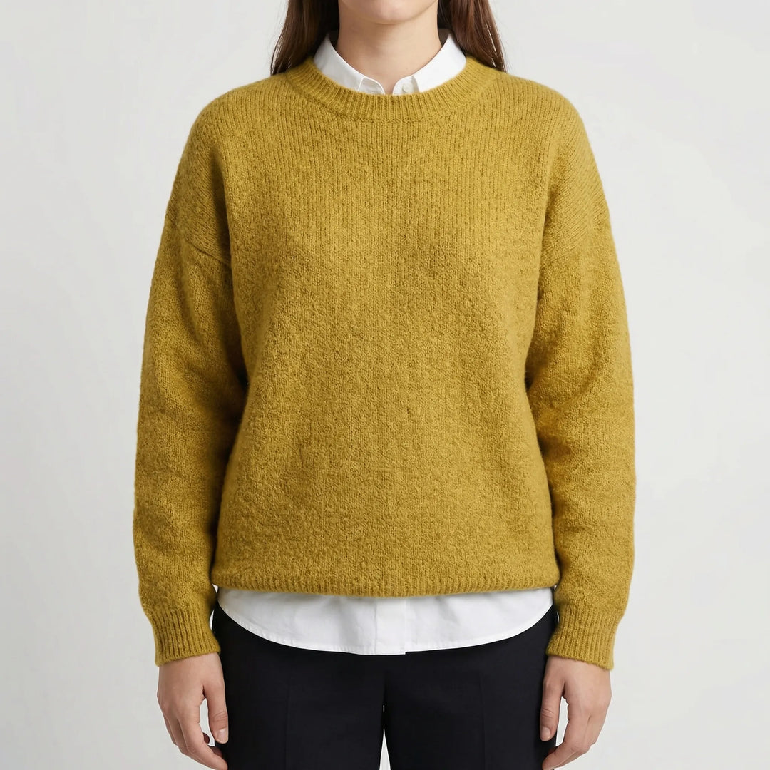 Calmette - Maglione a maniche lunghe con scollo rotondo