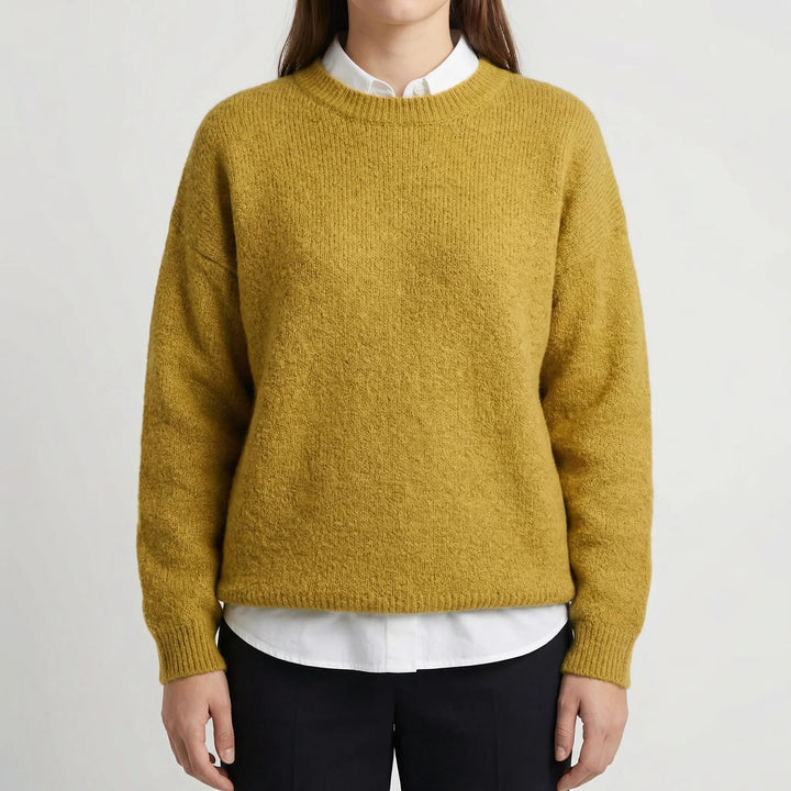 Calmette - Maglione a maniche lunghe con scollo rotondo