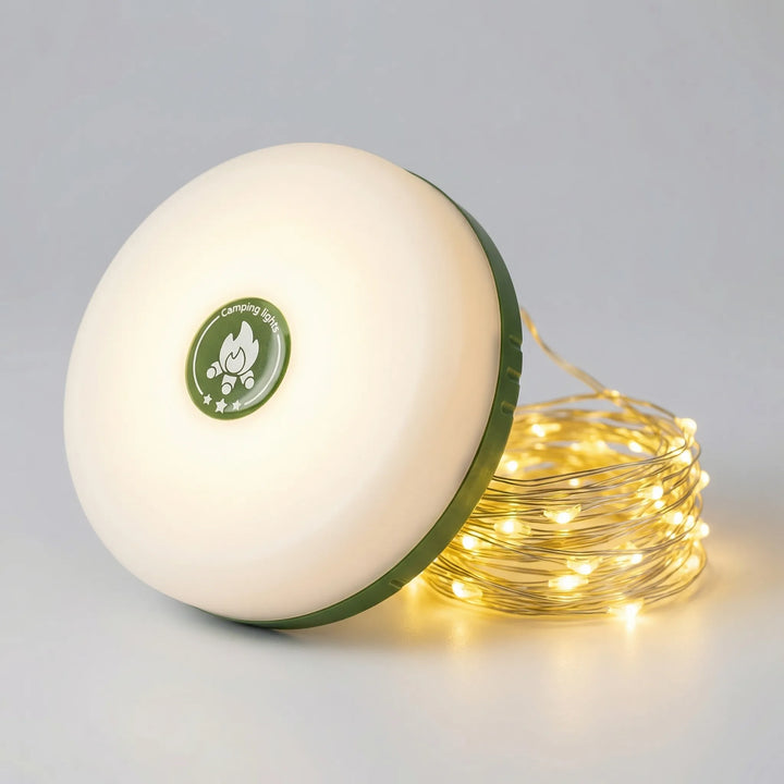 Camplix - Lampada da campeggio retrattile 4 in 1 per esterni