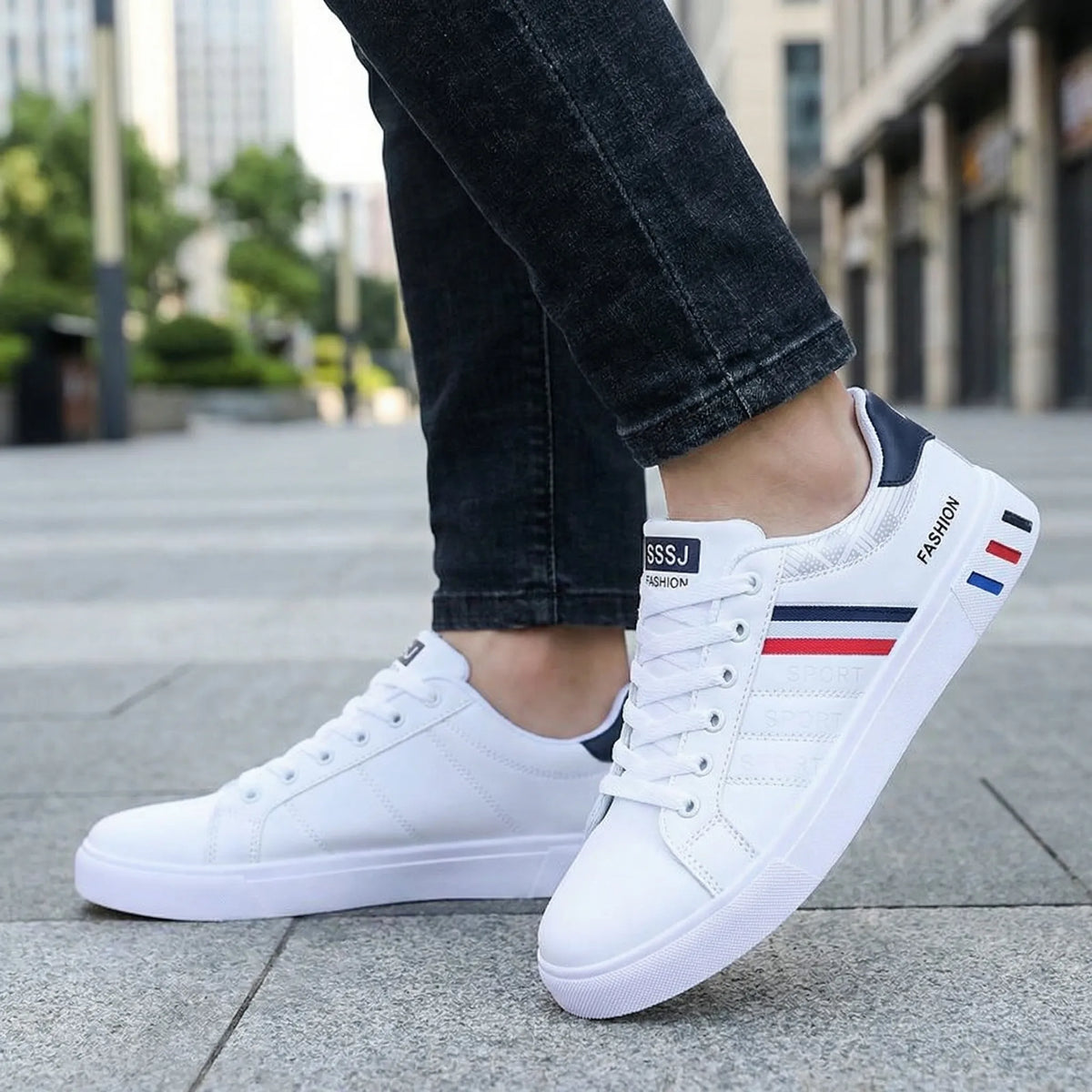 Sneaker Casual Bassa con Lacci per Uomo