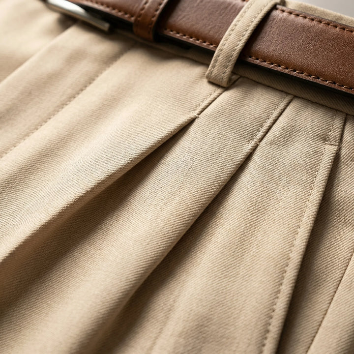 Casuave - Pantaloni estivi a pieghe dalla vestibilità comoda